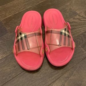 Burberry slides